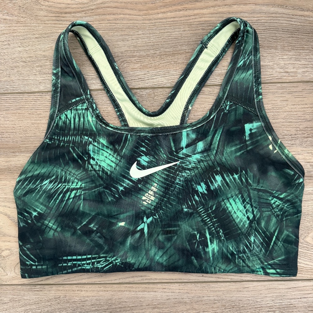 Nike Dri Fit Jungle floral Green size small